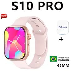 2026 S10 PRO 45MM Carregamento sem fio Bluetooth Calculadora de chamada Música Homens Mulheres Relógio