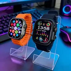 Novo relógio inteligente ULTRA esportes música carregamento sem fio Bluetooth chamada pronto estoque