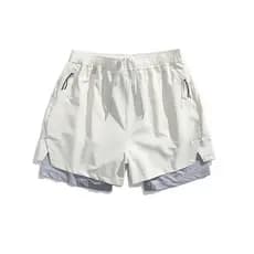 2-in-1 Quick Dry Outdoor Shorts for Running, Hiking and Casual Sports