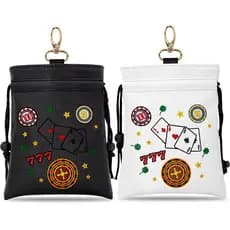 Bolsa para Bolas de Golfe com Cordão, Impermeável, Forrada de Lã, Bolsa de Cintura Portátil, Acessórios de Golfe