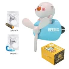 Novo Ambientador De Carro Gato Cão Piloto Rotativo Hélice Saída Fragrância Interior Perfume Difuso Acessórios Automóveis
