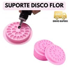 Suporte Disco Flor Cola Extensão de Cílios Colmeia Paleta Porta Cola Cilios Alongamento Fio a Fio no Brasil