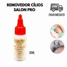 Removedor de Cola De Cílios Salon Pro 30mL Loção Removedora Cílios Tufo Extensões Envio Rápido no Brasil