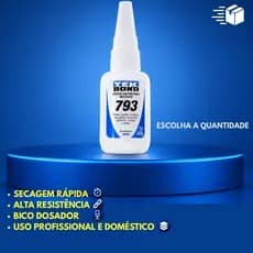Tek Bond Cola Instantânea Alta Resistencia Secagem Rápida Multiuso Artesanato Madeira Plastico 20g rapido