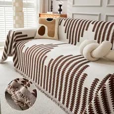 Universal Manta Para Sofá, Capa De Sofá 2 E 3 Lugares, Antiderrapante Sarung Sofa Toalha