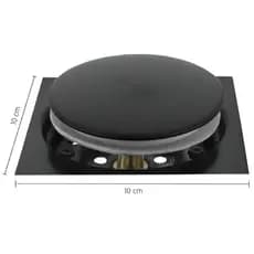 Ralo Click Inox Ante entupimento Quadrado 10x10 Cm Acabamento Preto Metal Fosco Clique Clic Inteligente