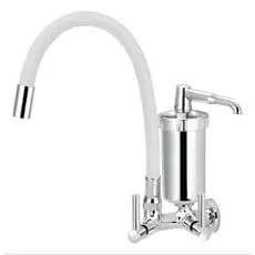 Torneira Cozinha Filtro Gourmet Tubo flexível Parede Luxo 1/4 Cor Branco