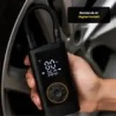 Bomba de Ar Digital Portátil - Preta