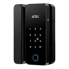 Fechadura Inteligente Sobrepor Porta Vidro Correr Basculante Biometria Digital Tag Senha Sigma-FE20