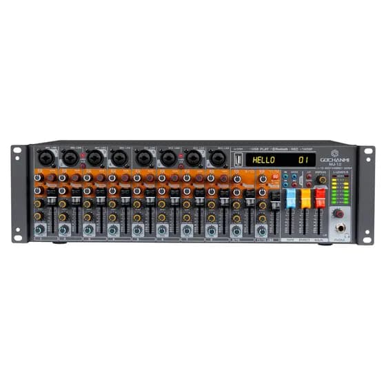 Mixer De Gabine Profissional Gochanmi Mj12 Mesa De Som 16dsp 127/220V