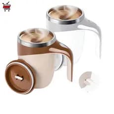 Caneca Misturadora Automática Elétrica USB Recarregável 380ml para Café, Leite, Chocolate e Bebidas
