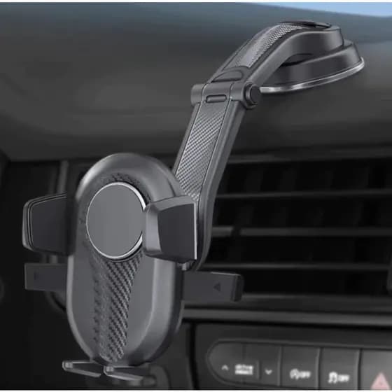 Suporte Celular Carro Veicular Trava Anti Queda 360º Universal ajustável para veiculo