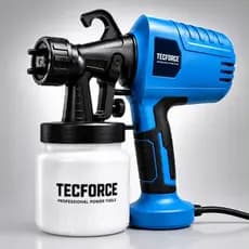 Pistola de Pintura Elétrica 500W 220V com Fio Pulverizador de Tinta 800ml TecForce