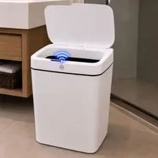 Lixeira Automática Inteligente 16L Sensor Aproximação USB Recarregável