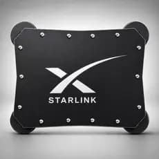 Case Starlink Mini Veicular Magnética | Imã Neodímio 66mm | Ultra Fixação | PVC Premium