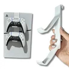 Suporte Controle PS5 Encaixe no Console | Organizador DualSense | Acessório PlayStation 5