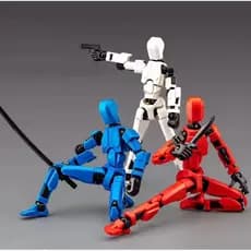 Dummy13 Boneco Articulado com Acessórios de Armas | Action Figure 3D Colecionável