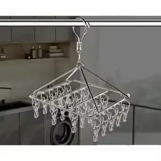 Varal 20 Prendedores Para Roupa Intima Para Calcinha Meia Cueca  Reforçado inox 20 Prendedores