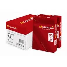 Papel Sulfite A4 75g 210x297mm Resma com 500 Folhas Cada Caixa com 10 RESMAS