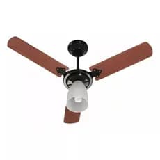 Ventilador De Teto Tron 220V Marbela Preto Mdf Pás Verniz Diâmetro 960 Mm Quantidade De Pás 3