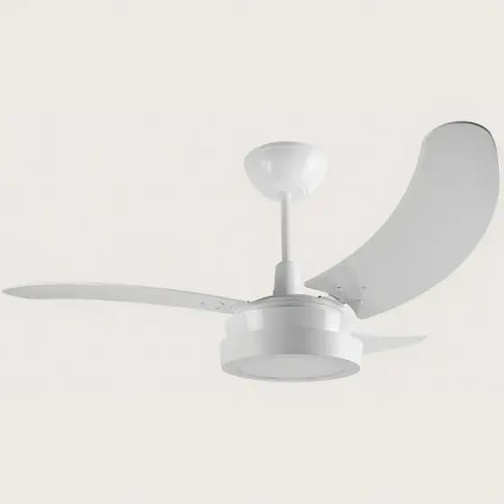 Ventilador de Teto Tron Búzios Max 100cm 220V 3 Pás LED Branco