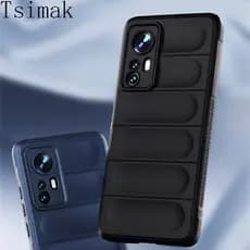 Capa de Luxo para Xiaomi Mi 12 Pro 12 Lite Mi12 12S 12X 12S Ultra, Capa Protetora de Silicone à Prova de Choque para Câm