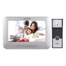 Kit Vídeo Porteiro Eletrônico Hikvision - Seguro