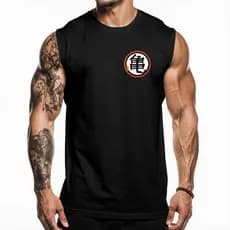 Camiseta Regata Oversized Dragon Bal Camisa Machão Treino Academia Estampado Goku Anime Desenho