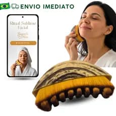 Escova Facial Para Autocuidado, Beleza Natural, Rejuvenescimento e Lifting Facial Natural