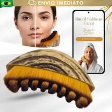Escova Facial Drenagem Linfática Contorno do Rosto | Ritual Sublime Facial Bugada Mãe | Massageador Mandíbula