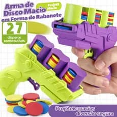 Pistola Lançador de Dardos Com 27 Dardos de Espuma - Infantil Sports