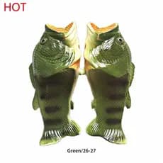 Chinelos Divertidos em Forma de Peixe, Calçado Familiar Antiderrapante, Sapatos de Verão para Praia, Sandálias Unissex e