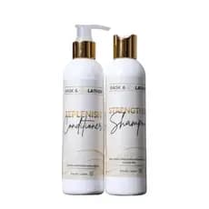 Conjunto de Shampoo e Condicionador Fortificante e Reabastecedor anti-queda de cabelo com alecrim OJC7 JTGP
