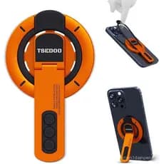Suporte Magnético 3 em 1 para Telefone com Rotação de 360 Graus ° Ajuste de Ângulo de Rotação, Design de Anel de Dedo e