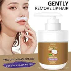 Creme Depilatório Facial com Óleo de Coco ROZINO - Remoção Suave de Pelos Labiais C98L IPIR