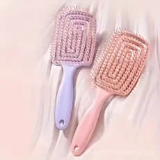 Escova Curva Grande de Alto Volume para Uso Seco e Molhado para Mulheres, Ferramenta de Estilização de Cabelo, Presente