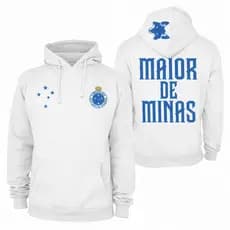 Moletom do Cruzeiro Masculina Blusa de Frio Time Mineiro Cabuloso Confortável Casaco Masculino Esportivo de Futebol