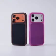 Capa De Telefone Adequada Para A Pele iPhone 17 16 15 Pro Max Invólucro Novo Design Doce Cor Dois Tons Silicone Traseira