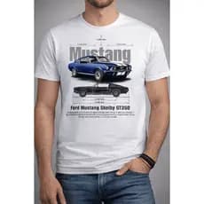 Camiseta Adulto, Carros, Camiseta Carro, Camisa Mustang, Ford Mustang, Mustang GT350