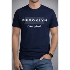 Camiseta Brooklyn, Camiseta algodão, Camiseta Casual, Camiseta adulta Camisa Streetwear Camisa básic