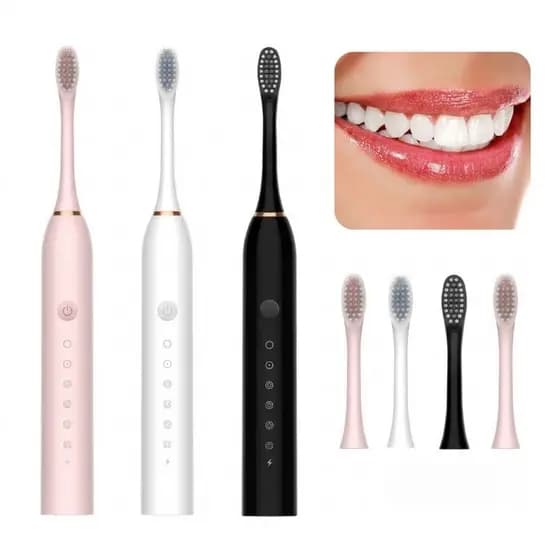 Escova de dentes elétrica recarregável Com Cabeça Substituivel inteligente Ultrassônico À VisionTech_