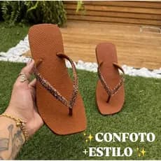 Chinelo Feminino com Solado Antiderrapante Dia a Dia Confortável
