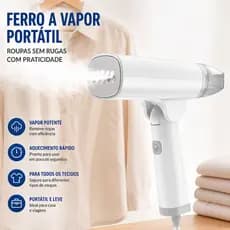 Ferro a Vapor 110V Compacto Eficiente e Moderno Roupas Sempre Perfeitas e Sem Rugas Capillum