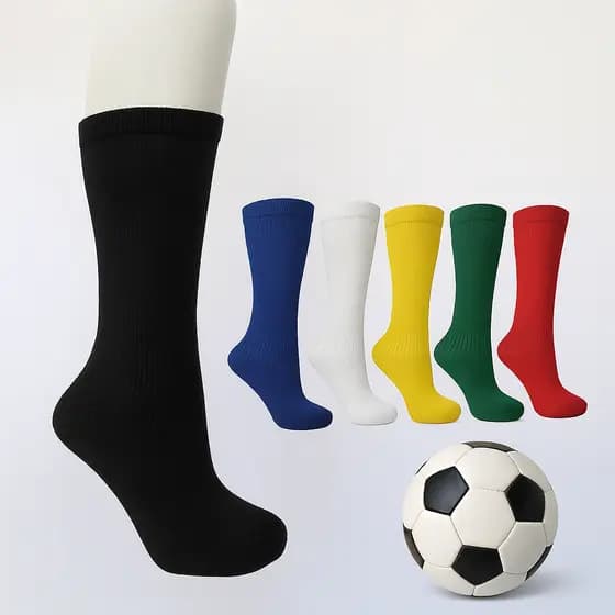 20 Pares Meião de Futebol Infantil Masculino Esportivo Alta Performance Tam 29 ao 33