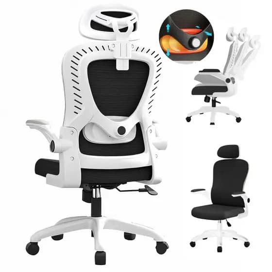 Cadeira Ergonômica Para Escritório Jogos  Escritório inclinar de 90°a130° Adaptação da cintura , Até 150kg