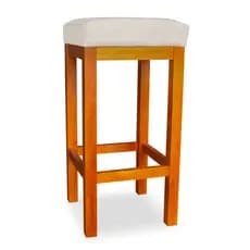 Banqueta Alta para Cozinha Bistrô Churrasqueira Ilha Madeira Maçica