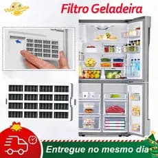 Filtro Geladeira Antibactéria Consul Bem Estar Antiodor Refrigerador Longa Duração Compativel Consul Crm56 Brastemp