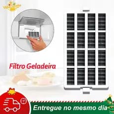Filtro Geladeira Antibactéria Antiodor Refrigerador Longa Duração Compativel Consul Crm56 Brastemp
