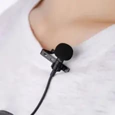 Microfone De Lapela Profissional Com Fio Plug P2 Computador Celular Profissional Youtuber Stereo