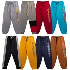 Kit 5 Calças Moletom Infantil Masculino  Kit 5 Calça Moletom Pelúcida do 1 ao 8 anos